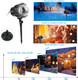 Snowfall Christmas Light Projector, Indoor Outdoor Holiday Projector Lights with Remote Control, Rotating Snow Falling Projector Lamp for Halloween Xmas Wedding Garden Landscape Decorative(Snow Spots)