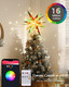 Ariceleo RGB LED Christmas Tree Topper Star - APP-Controlled, USB Powered, Decorative 10.6" Christmas Star with Timer, Perfect for Small Ornaments and Indoor Xmas Parties - Multi-Color Lighting Ariceleo RGB LED Christmas Tree Topper Star - APP-Controlled, USB Powered, Decorative 10.6" Christmas Star with Timer, Perfect for Small Ornaments and Indoor Xmas Parties - Multi-Color Lighting