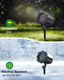 Christmas Projector Lights Outdoor, LED Christmas Lights, IP65 Waterproof Outdoor Christmas Decorations Lighting for Indoor Xmas Holiday Party Wedding Garden Patio