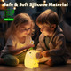 Attivolife Capybara Night Light for Kids, Cute Animal Soft Silicone LED Lamp with Dimmable and Timer, Portable Rechargeable Bedroom Bedside Table Decor, Birthday Christmas s for Children Baby