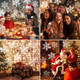 Christmas Projector Lights Outdoor,Avokadol Led Snowflake Light Projector,Holiday Decorations IP65 Weatherproof Snow Projector 360° Adjustable for Spotlights/ Year/Family Party Outdoor Indoor.