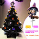 Halloween Ceramic Christmas Tree Replacement Tree Topper, 2Pcs Festive Themed Treetops Ornaments - Topstar for Desktop Trees DIY Decorations (Witchcraft) Halloween Ceramic Christmas Tree Replacement Tree Topper, 2Pcs Festive Themed Treetops Ornaments - Topstar for Desktop Trees DIY Decorations (Witchcraft)