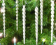 Icicle Ornaments for Christmas Tree - Set of 48 Assorted Shatterproof Icicles - 24 Glitter Silver Icicles and 24 Clear Iridescent Icicles - 5" Long Icicle Ornaments for Christmas Tree - Set of 48 Assorted Shatterproof Icicles - 24 Glitter Silver Icicles and 24 Clear Iridescent Icicles - 5" Long