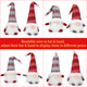 BAODLON Christmas Gnome Decorations with Light, 13.4 Inches Set of 2 Knitted Hat Nisse Figurine Plush Swedish Nordic Tomte Scandinavian Elf X'Mas Holiday Party Home Table Decor Ornaments (Red & Grey) BAODLON Christmas Gnome Decorations with Light, 13.4 Inches Set of 2 Knitted Hat Nisse Figurine Plush Swedish Nordic Tomte Scandinavian Elf X'Mas Holiday Party Home Table Decor Ornaments (Red & Grey)