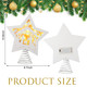 Christmas Tree Topper Led Lighted Treetop Nativity Christmas Tree Star White Pentagram Tree Top Xmas Star Treetop Decor for Christmas Tree Decoration Winter Wedding Party 8.7 x 10.8 Inch Christmas Tree Topper Led Lighted Treetop Nativity Christmas Tree Star White Pentagram Tree Top Xmas Star Treetop Decor for Christmas Tree Decoration Winter Wedding Party 8.7 x 10.8 Inch