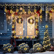 28.7ft 432 LED Christmas Snowflake Lights Outdoor Snowflake Light with 36 Drops,8 Mode and Timer Waterproof Connectable Snowflake String Light for Window Eave Yard(Snowflake,Warm Color)