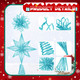 Barydat 17 Pcs Christmas Tree Decorations Set Glitter Star Christmas Tree Topper Metal Xmas Treetop with 16 Hanging Flower Christmas Balls Ornaments for Holiday Xmas Tree Party Decoration (Light Blue) Barydat 17 Pcs Christmas Tree Decorations Set Glitter Star Christmas Tree Topper Metal Xmas Treetop with 16 Hanging Flower Christmas Balls Ornaments for Holiday Xmas Tree Party Decoration (Light Blue)