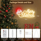 Merry Christmas Neon sign with Timer Remote, Warm White Red LED Christmas Neon Light for Christmas Decoration, Bedroom, Living Room, Home Decor Christmas Party Year Event Area