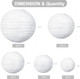 BEISHIDA 10Pcs White Paper Lanterns Decorative Chinese/Japanese Hanging Round Paper Lanterns Lamp for Birthday, Wedding, Christmas, Bridal, Home Decor, Party Decoration(Size of 4”, 6”, 8”, 10”) BEISHIDA 10Pcs White Paper Lanterns Decorative Chinese/Japanese Hanging Round Paper Lanterns Lamp for Birthday, Wedding, Christmas, Bridal, Home Decor, Party Decoration(Size of 4”, 6”, 8”, 10”)