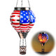 Hot Air Balloon Solar Lantern Hanging Outdoor Solar Lantern with Flickering Flame for Decorative Garden Patio Yard Party Decor for Birthday Halloween Christmas - American Flag Hot Air Balloon Solar Lantern Hanging Outdoor Solar Lantern with Flickering Flame for Decorative Garden Patio Yard Party Decor for Birthday Halloween Christmas - American Flag