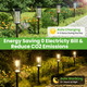 Solar Pathway Lights Outdoor, 6 Pack Solar Garden Lights Outside Pathway, Halloween Christmas Solar Landscape Lights for Patio Lawn Path Walkway Decor