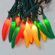 13.6FT Multicolor Chili String Lights, Home Decorative Light with 35 0.42W Red Green Yellow Chili Lights(2 Spare), Connectable Chili Pepper Lights for Outdoor Indoor Xmas Kitchen Terrace