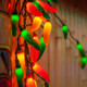 13.6FT Multicolor Chili String Lights, Home Decorative Light with 35 0.42W Red Green Yellow Chili Lights(2 Spare), Connectable Chili Pepper Lights for Outdoor Indoor Xmas Kitchen Terrace