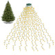 BOLWEO Christmas Tree Lights, 592LED 16 Lines Christmas Lights for Tree 8 Modes for 8ft-10ft Christmas Tree, UL Indoor Outdoor Christmas Decorations 16 9.8ft Drops Warm White
