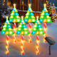 Outdoor Christmas Decorations, 6 Pack 25" Solar Christmas Lights Outdoor Waterproof, Solar Christmas Decorations Outdoor Pathway, Christmas Solar Lights Outdoor, Christmas Yard Decorations Outside