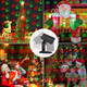 Borelor Christmas Laser Lights Outdoor,12 Patterns Christmas Projector Lights with Remote Control for Indoor Outdoor Holiday Decoration