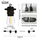 S14 LED 25FT Patio Outdoor String Lights, 8+1 Shatter-Proof LED Bulbs, Hanging Backyard Lights, for Outdoor terraces, Backyard Garden Balcony Decorations, Small Restaurants, and Commercial uses S14 LED 25FT Patio Outdoor String Lights, 8+1 Shatter-Proof LED Bulbs, Hanging Backyard Lights, for Outdoor terraces, Backyard Garden Balcony Decorations, Small Restaurants, and Commercial uses
