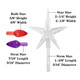 Replacement Lights Bulbs for Ceramic Christmas Tree National Artcraft Ornaments for Ceramic Tree Accessories, Flame Shape Light up Medium Twist, 3 Stars 105 PC Included, Assorted Colors Replacement Lights Bulbs for Ceramic Christmas Tree National Artcraft Ornaments for Ceramic Tree Accessories, Flame Shape Light up Medium Twist, 3 Stars 105 PC Included, Assorted Colors