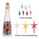 Replacement Lights Bulbs for Ceramic Christmas Tree National Artcraft Ornaments for Ceramic Tree Accessories, Flame Shape Light up Medium Twist, 3 Stars 105 PC Included, Assorted Colors Replacement Lights Bulbs for Ceramic Christmas Tree National Artcraft Ornaments for Ceramic Tree Accessories, Flame Shape Light up Medium Twist, 3 Stars 105 PC Included, Assorted Colors