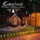 C9 Christmas Pathway String Lights, 25.7 Feet 20 Clear Lights and 20 Stakes Extendable Waterproof for Outdoor Walkway Lights Driveway Christmas Lights Use, UL Listed, Warm White