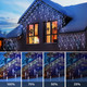 Icicle Lights Outdoor, 33 FT 400 LED Christmas Lights with 60 Drops, Waterproof Connectable Icicle Christmas Lights Outdoor with Remote and Timer, 8 Light Modes Christmas Decorations for Roofline