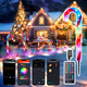 Brightown Smart Candy Cane Lights Outdoor Pathway, 6 Packs RGB LED Outdoor Candy Cane Decorations with 55 Preset Modes, App or Remote Control, Music Sync, Memory and Timer Function Brightown Smart Candy Cane Lights Outdoor Pathway, 6 Packs RGB LED Outdoor Candy Cane Decorations with 55 Preset Modes, App or Remote Control, Music Sync, Memory and Timer Function