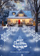Brightown Snowflake Lights Outdoor, 10 Large Snowflake Christmas Pathway Lights, Christmas Decorations Outside Yard Sidewalk Walkway Driveway Marker Stake, White