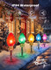 Strawberry Jumbo C9 Christmas Pathway Lights Outdoor - 8.5 Feet 5 LED Jumbo C9 Pathway Lights, Jumbo Multicolor Light Bulb Christmas Lights Outdoor Decorations for Lawn Holiday Yard, Multicolor Strawberry Jumbo C9 Christmas Pathway Lights Outdoor - 8.5 Feet 5 LED Jumbo C9 Pathway Lights, Jumbo Multicolor Light Bulb Christmas Lights Outdoor Decorations for Lawn Holiday Yard, Multicolor