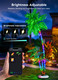 6FT Smart LED Lighted Palm Tree Outdoor Decoration with RGB Lights, APP & Remote Control DIY Artificial Trees Perfect for Patio Yard Backyard Pool Bar Beach Hawaiian Party Christmas Decor