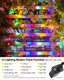 Brightown Outdoor Christmas Net Lights, 12FT x 5FT, 360 LED Waterproof Mesh Fairy Lights with Remote, 8 Modes, Connectable Multi-Color Christmas Lights for Trees, Bushes, Yards, Fences