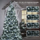 BrizLabs Christmas Tree Lights, 262ft 800 LED Color Changing Christmas Lights with Remote, 11 Modes Cool White & Multicolor Christmas Lights, 30V Plugin Dimmable Lights Green Wire for Xmas Tree Home BrizLabs Christmas Tree Lights, 262ft 800 LED Color Changing Christmas Lights with Remote, 11 Modes Cool White & Multicolor Christmas Lights, 30V Plugin Dimmable Lights Green Wire for Xmas Tree Home