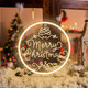 Merry Christmas Neon Sign Dimmable Merry Christmas LED Light Sign for Holiday Party Home Bar Decoration, USB Powerd Christmas Neon Light for Wall Decor Festival Celebration(Warm White)…