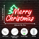Merry Christmas Neon Sign Christmas LED Neon Lights for Wall Decor Dimmable LED Signs for Bedroom Home Bar Pub Christmas Year Party Decorations