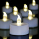 Tea Lights Battery Operated Candles LED Tea Lights Flameless Candles 200+ Hours Flickering Fake Tealights for Sweetest Day Wedding Home Decorations Party (Warm White, 12 Pack)