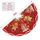 Gingerbread Man Candy Christmas Tree Skirt Xmas Tree Mat Christmas Tree Ornaments Decorations Holiday Party Indoor Outdoor 36"