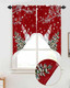 Christmas Swag Curtains,Snowman Kitchen Swag Curtains Xmas Tree Rod Pocket Valances Tier Pair Swag Topper,Bird Branch Snowflake Red 2 Panels Window Treatment for Bathroom Living Room Bedroom Christmas Swag Curtains,Snowman Kitchen Swag Curtains Xmas Tree Rod Pocket Valances Tier Pair Swag Topper,Bird Branch Snowflake Red 2 Panels Window Treatment for Bathroom Living Room Bedroom