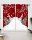 Christmas Swag Curtains,Snowman Kitchen Swag Curtains Xmas Tree Rod Pocket Valances Tier Pair Swag Topper,Bird Branch Snowflake Red 2 Panels Window Treatment for Bathroom Living Room Bedroom Christmas Swag Curtains,Snowman Kitchen Swag Curtains Xmas Tree Rod Pocket Valances Tier Pair Swag Topper,Bird Branch Snowflake Red 2 Panels Window Treatment for Bathroom Living Room Bedroom