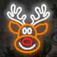 Christmas Elk Neon Sign for Wall Decor Dimmable Christmas Neon Sign Light Deer Led Neon Night Light Up Animal Neon Sign for Bedroom Children Kids Living Room Winter Home Party Christmas Elk Neon Sign for Wall Decor Dimmable Christmas Neon Sign Light Deer Led Neon Night Light Up Animal Neon Sign for Bedroom Children Kids Living Room Winter Home Party