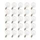 G40 Replacement Light Bulbs, 120V 5W Clear Globe Bulb, E12 C7 Candelabra Base, 1.5 Inch Glass Incandescent Bulbs for Indoor Outdoor Patio String Lights, Warm White -25 Pack