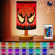 Table Lamp for Kids,Boys Birthday s,16 Color Dimmable Kids Night Light with Remote Control,Boys Room Decoration Beside Lamp Christmas Halloween Holiday s