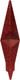Clever Creations Christmas 8 Inch Tree Topper Glittered Star Decoration, Glitter Treetop Holiday Home Décor, Red