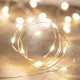 2 Pack 33Ft 10M Battery Powered Fairy Lights Indoor String Light Twinkle Lights with Remote for Wedding Garden Party Decorative Lighting Christmas Light Decoration Warm White