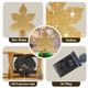 Christmas Tree Topper Lighted Star with Snowflake Projector, 3D Hollow Sparkling Star Christmas Tree Topper with Rotating Magic Gold Snowflake Projector for Christmas Tree Ornament Decorations