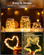 createreedo Fairy Lights Battery Operated Multi-Colored 16.5 FT 50 led String Lights 1 Pack of Christmas Lights for Bedroom/Party/Holiday/DIY Decor etc.