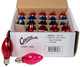 Creative Hobbies® Box of 25 Colored Light Bulbs, Random Blinking, 7 Watt, C7 Candelabra Base -Great for Night Lights and Christmas Strings Creative Hobbies® Box of 25 Colored Light Bulbs, Random Blinking, 7 Watt, C7 Candelabra Base -Great for Night Lights and Christmas Strings