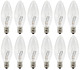Creative Hobbies® Replacement Light Bulbs for Electric Candle Lamps, Window Candles, & Chandeliers - 7 Watt Candelabra (E12), Clear, Steady Burning, 120v 7w Bulb - Pack of 12 Creative Hobbies® Replacement Light Bulbs for Electric Candle Lamps, Window Candles, & Chandeliers - 7 Watt Candelabra (E12), Clear, Steady Burning, 120v 7w Bulb - Pack of 12