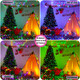 50+ Preset Scenes Smart Christmas Lights - 100 Ft 300 LED Color Changing Christmas Tree Lights Indoor Outdoor String Lights with Remote for All Season Holiday Decoration, Musical and APP Control