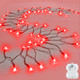 String Lights Outdoor Waterproof 9.8ft 30 LED, Red Fairy Lights Battery Operated with Timer Clear Wire for Indoor & Outdoor Christmas Vanlentines Decorations Garland Party Garden