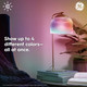 GE CYNC Dynamic Effects A19 Color Changing Light Bulbs with Music Sync, RGB LED Light Bulb, Room Décor Aesthetic WiFi Smart Light, Works with Alexa and Google, 2 Bulbs