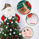 D-FantiX Santa Tree Topper, Large Christmas Tree Topper Santa Hugger Xmas Christmas Tree Decorations Party Home Decor D-FantiX Santa Tree Topper, Large Christmas Tree Topper Santa Hugger Xmas Christmas Tree Decorations Party Home Decor